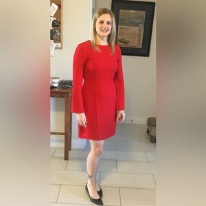 Elegant Red Women's Dress
